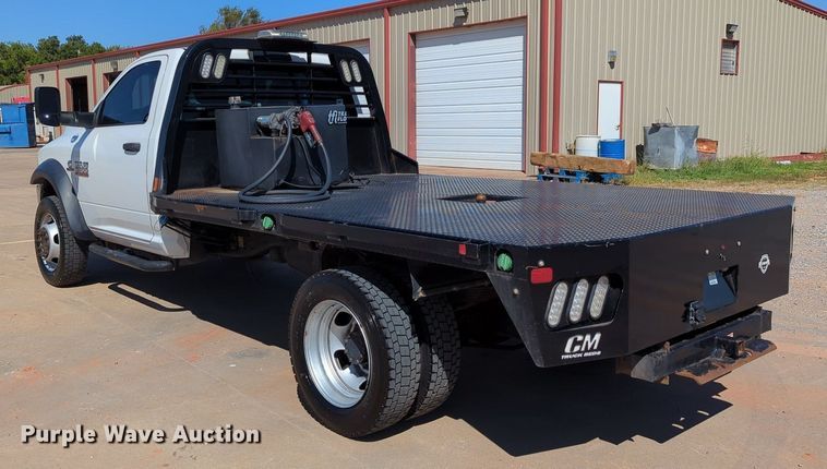 image for item LY9357 2018 Dodge Ram 5500HD  flatbed truck