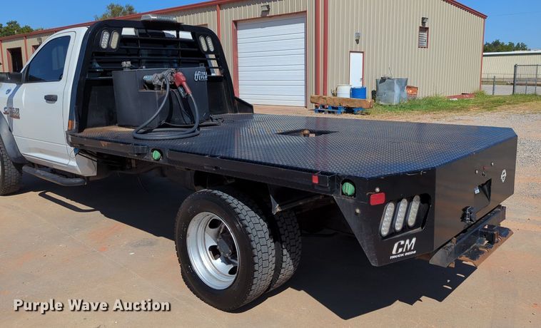 image for item LY9357 2018 Dodge Ram 5500HD  flatbed truck