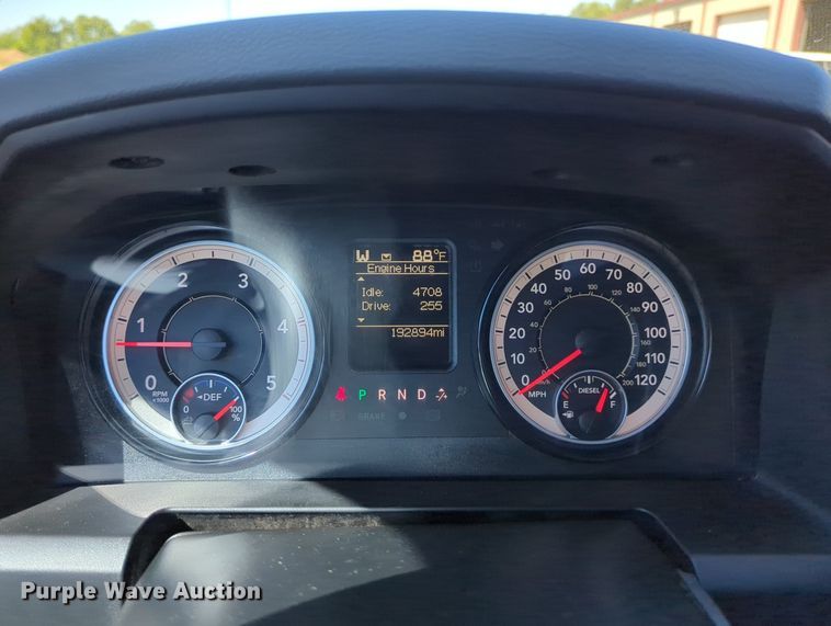 image for item LY9357 2018 Dodge Ram 5500HD  flatbed truck