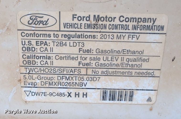 image for item LY9391 2013 Ford F150 XL  SuperCab pickup truck