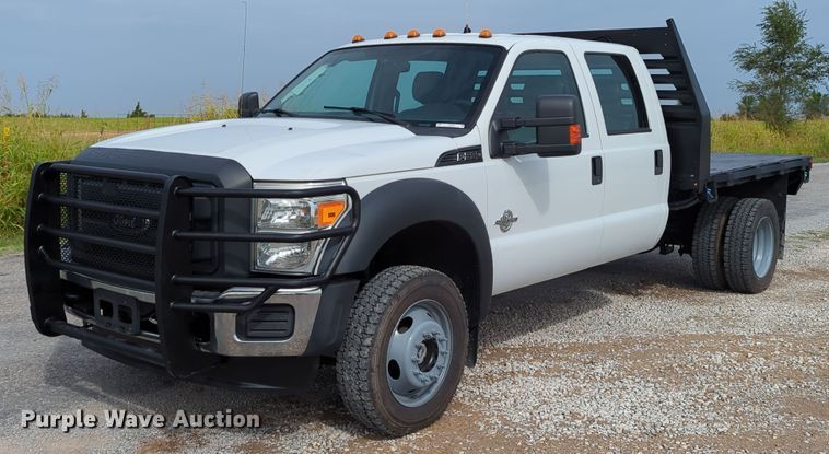 image for item LY9400 2012 Ford F550 Super Duty  Crew Cab flatbed truck