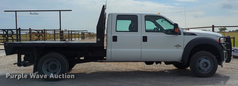 image for item LY9400 2012 Ford F550 Super Duty  Crew Cab flatbed truck