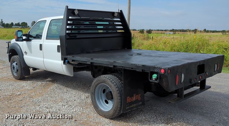 image for item LY9400 2012 Ford F550 Super Duty  Crew Cab flatbed truck