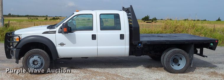 image for item LY9400 2012 Ford F550 Super Duty  Crew Cab flatbed truck