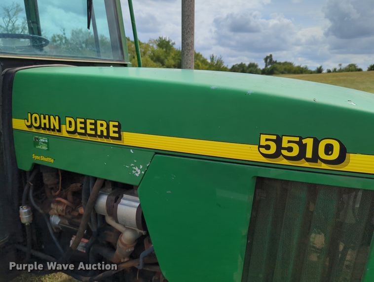 image for item LY9404 1998 John Deere 5510  MFWD tractor