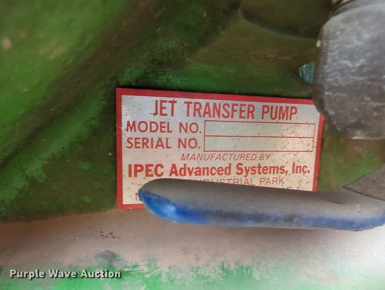 image for item LY9415 (2) IPEC Advanced Systems 2-190051-0 jet transfer pumps