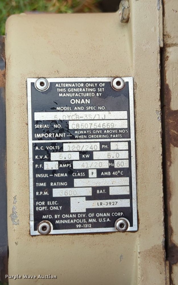 image for item LY9416 Triron WT8800  generator