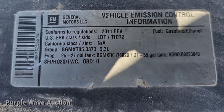 image for item MD9894 2011  Chevrolet Silverado 1500  pickup truck