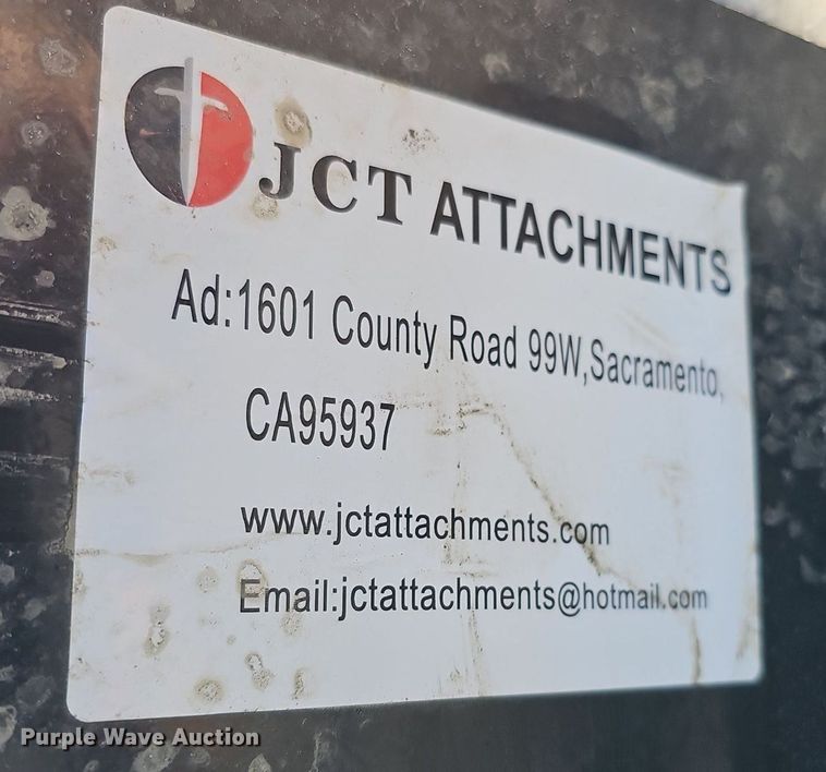 image for item MH9339 JCT CA95937  skid steer tiller