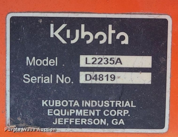 image for item MJ9319 2014 Kubota MX5200D  MFWD tractor