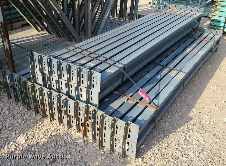 Tbolt pallet racking in Kansas City, MO Item MJ9348 sold Purple Wave