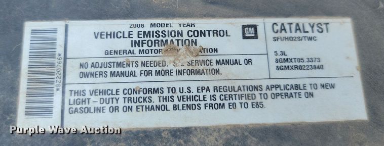 image for item ML9510 2008 Chevrolet Silverado 1500  pickup truck