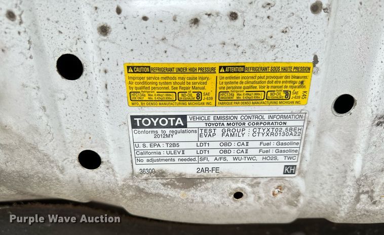 image for item MQ9401 2012 Toyota RAV4  SUV