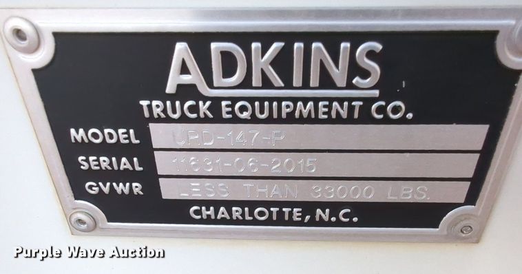 image for item MX9375 ADKINS URD-147-P  utility bed