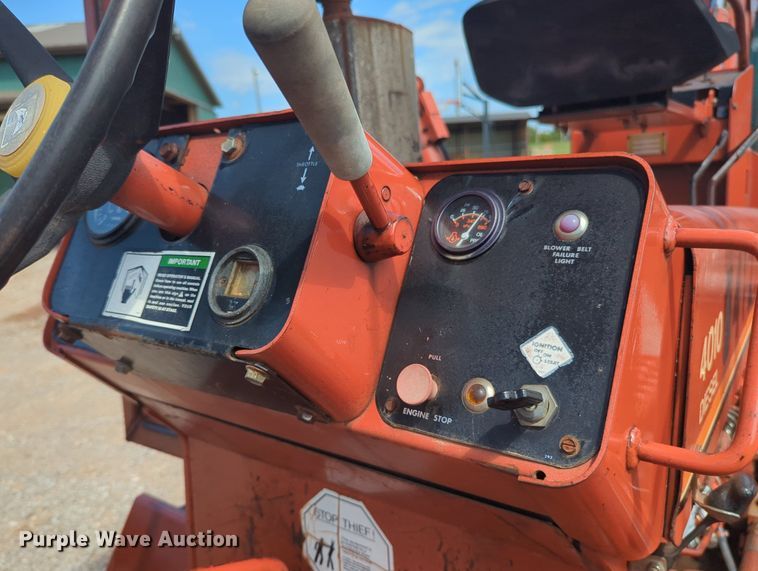 image for item MX9400 1989 Ditch Witch 4010  trencher