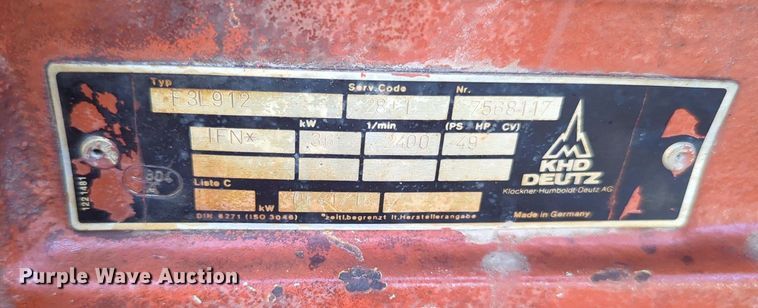 image for item MX9400 1989 Ditch Witch 4010  trencher