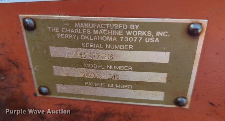 image for item MX9400 1989 Ditch Witch 4010  trencher