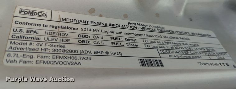 image for item MY9489 2014 Ford F350 Super Duty  Crew Cab pickup truck