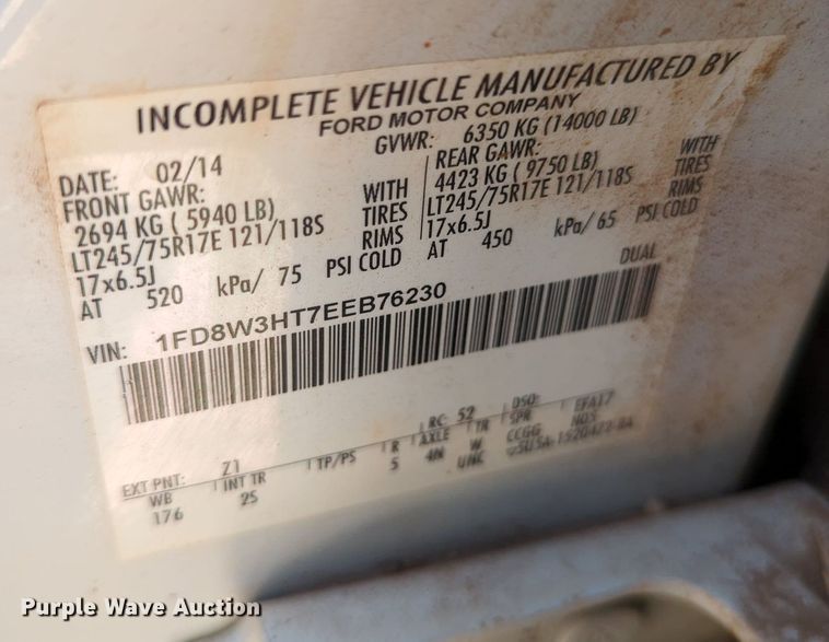 image for item MY9489 2014 Ford F350 Super Duty  Crew Cab pickup truck