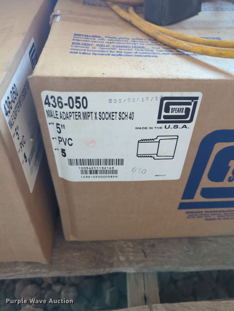 image for item MY9979 5" PVC fittings