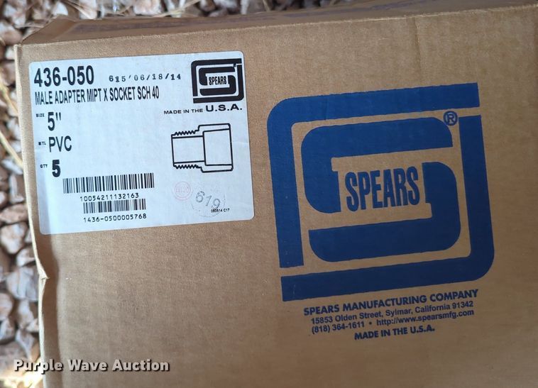 image for item MY9979 5" PVC fittings