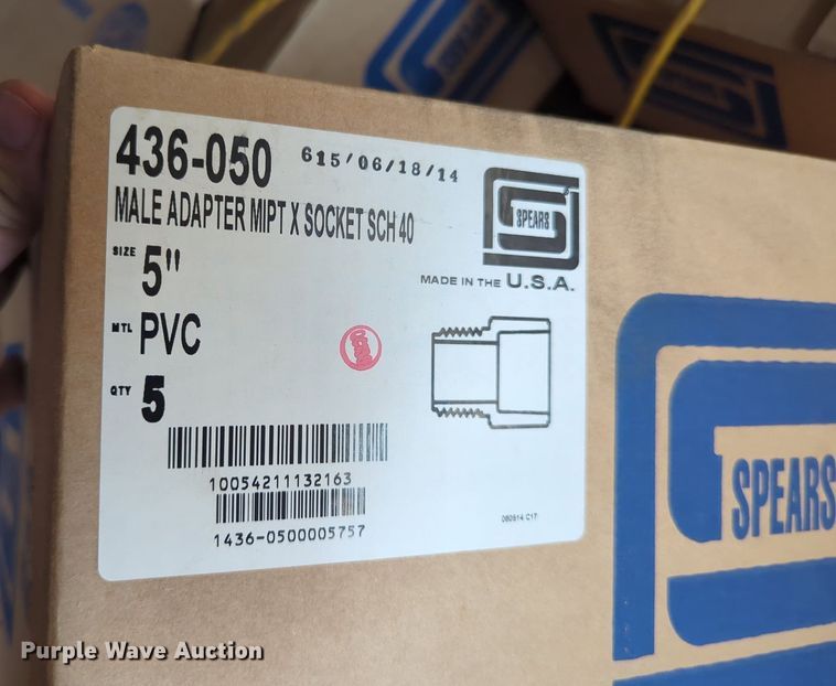 image for item MY9979 5" PVC fittings