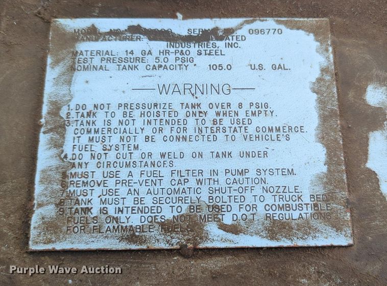 image for item MY9987 (2) fuel tanks