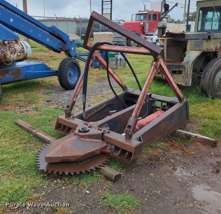 image for item MY9990 Marshall skid steer tree saw