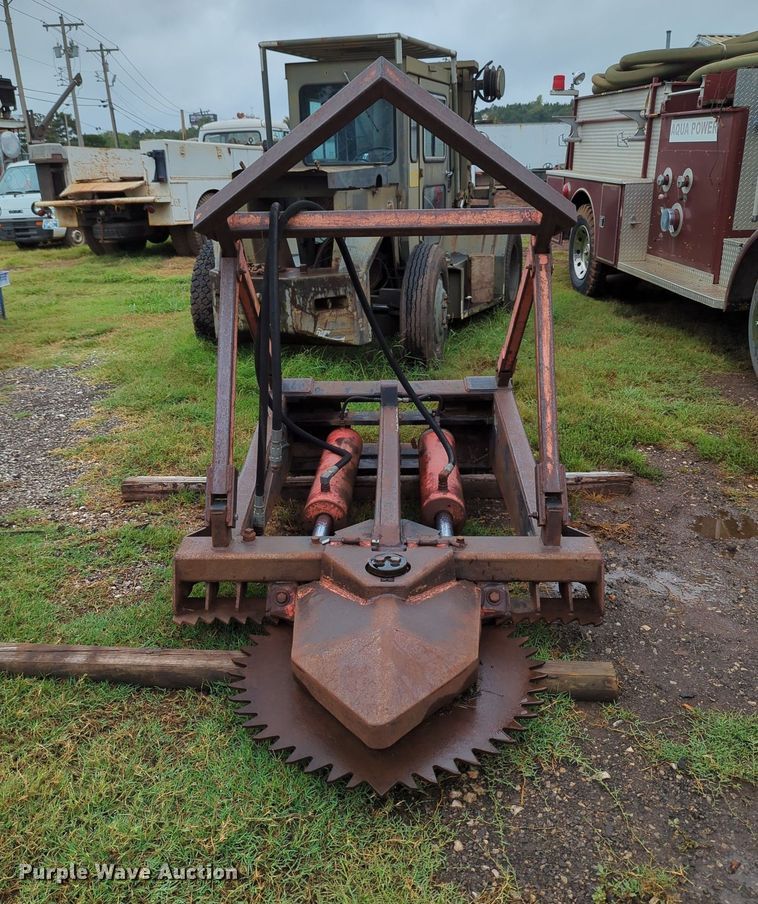 image for item MY9990 Marshall skid steer tree saw