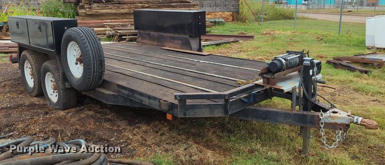 image for item MY9995 Shop built  utility trailer