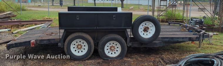 image for item MY9995 Shop built  utility trailer