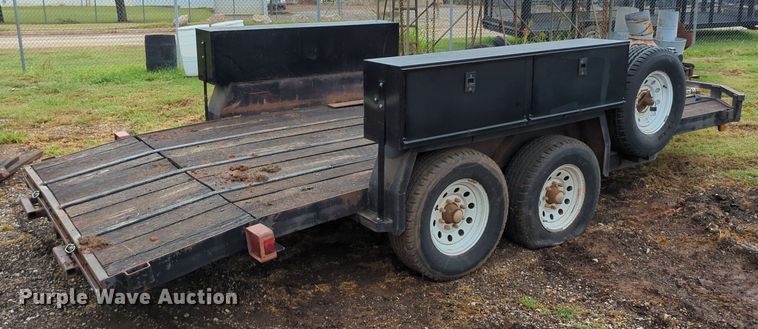 image for item MY9995 Shop built  utility trailer