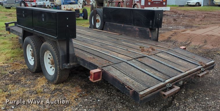 image for item MY9995 Shop built  utility trailer