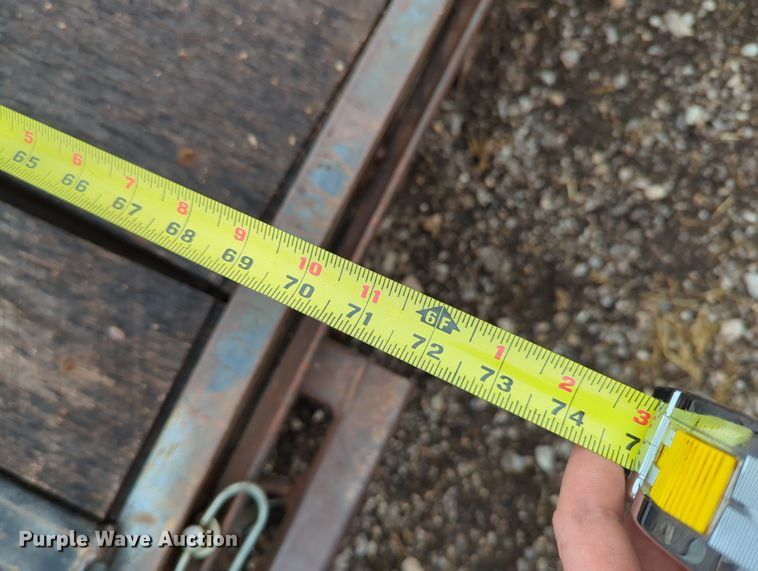 image for item MY9995 Shop built  utility trailer