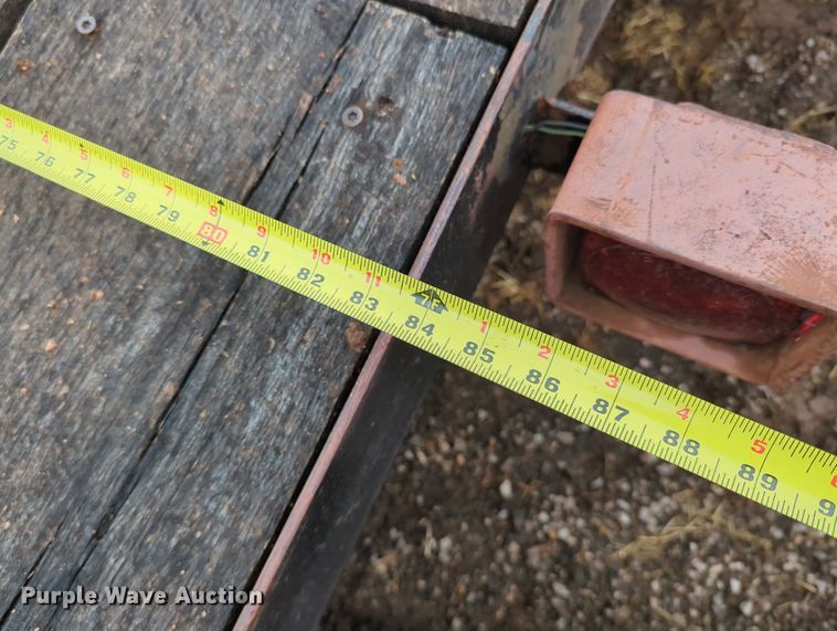 image for item MY9995 Shop built  utility trailer