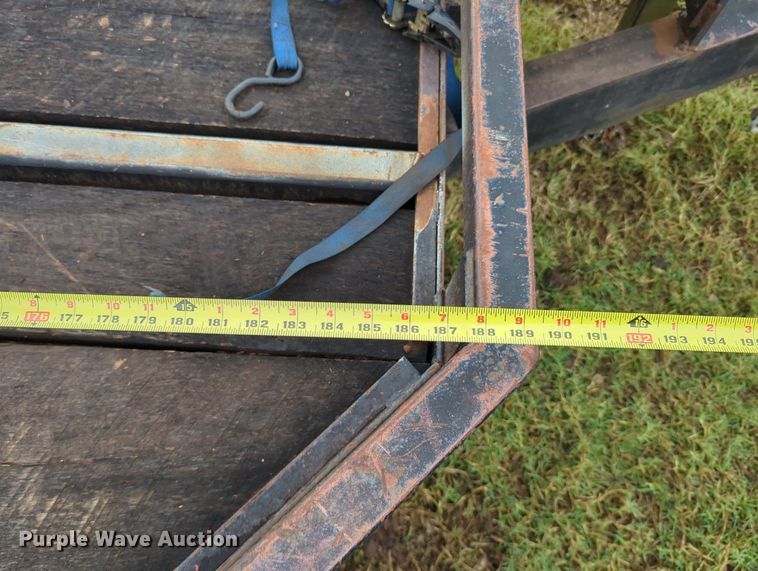 image for item MY9995 Shop built  utility trailer