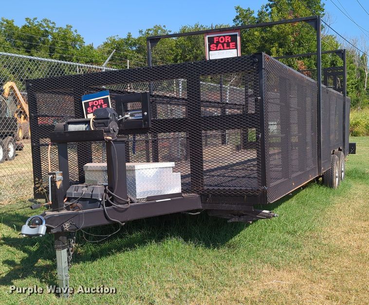 image for item MY9996 Shop built  utility trailer