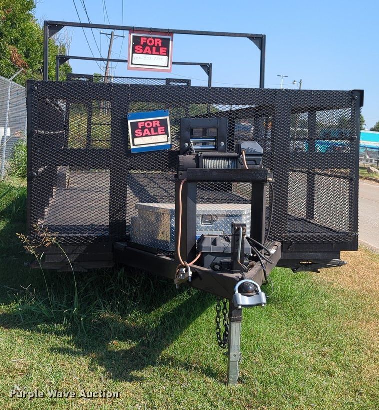 image for item MY9996 Shop built  utility trailer