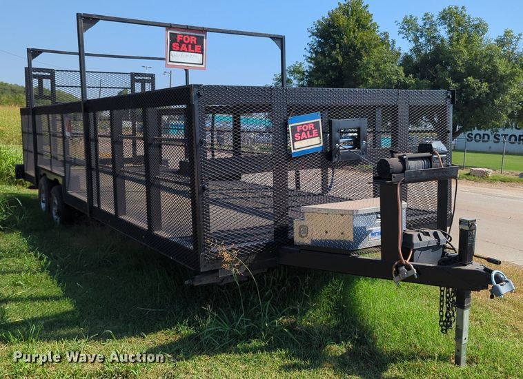 image for item MY9996 Shop built  utility trailer