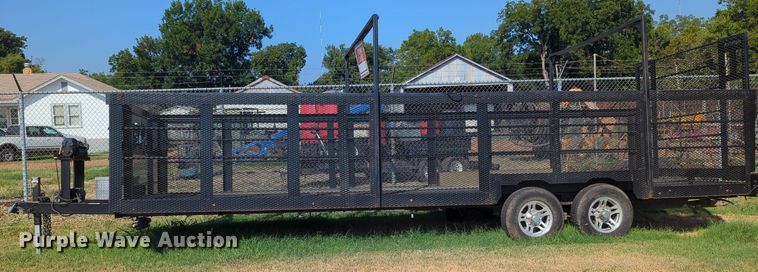 image for item MY9996 Shop built  utility trailer