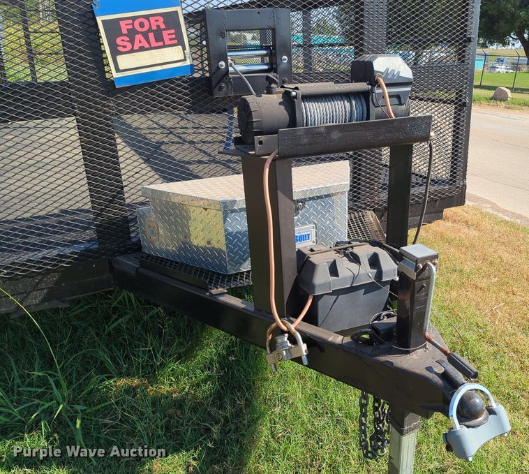 image for item MY9996 Shop built  utility trailer