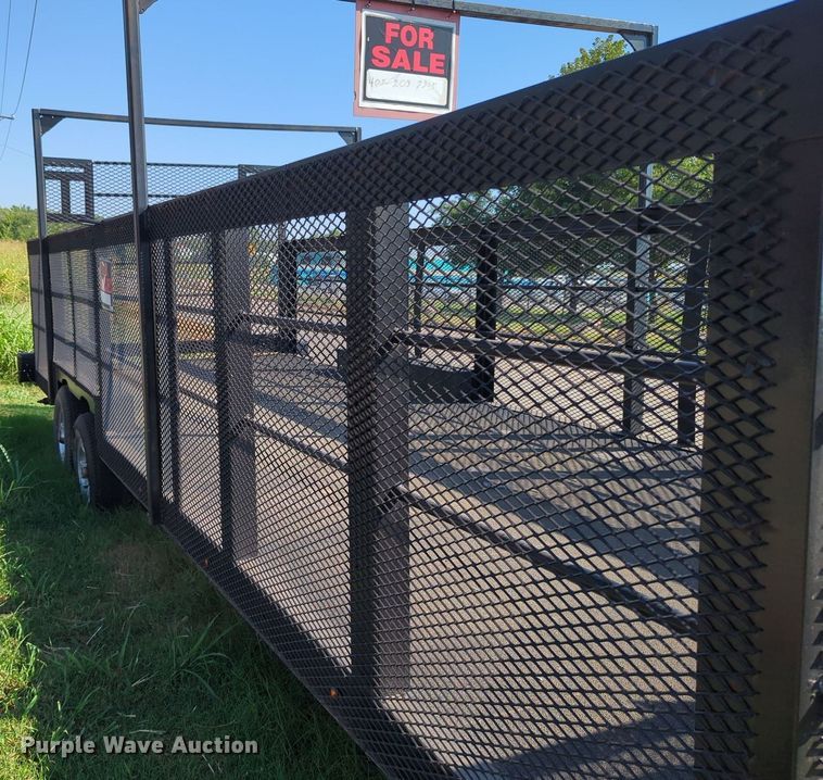 image for item MY9996 Shop built  utility trailer