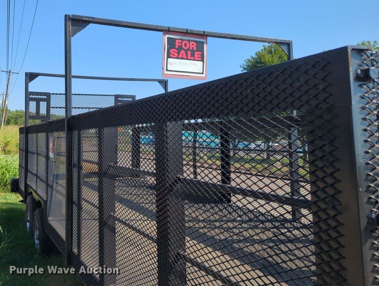 image for item MY9996 Shop built  utility trailer