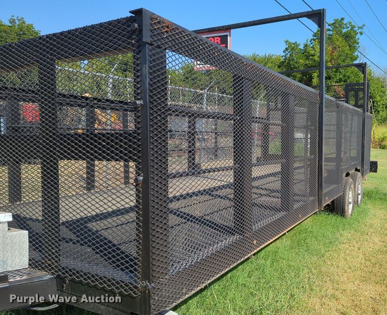 image for item MY9996 Shop built  utility trailer