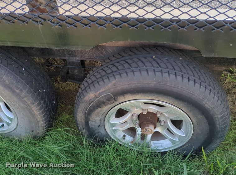 image for item MY9996 Shop built  utility trailer