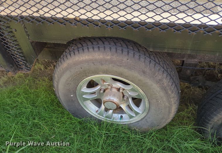 image for item MY9996 Shop built  utility trailer