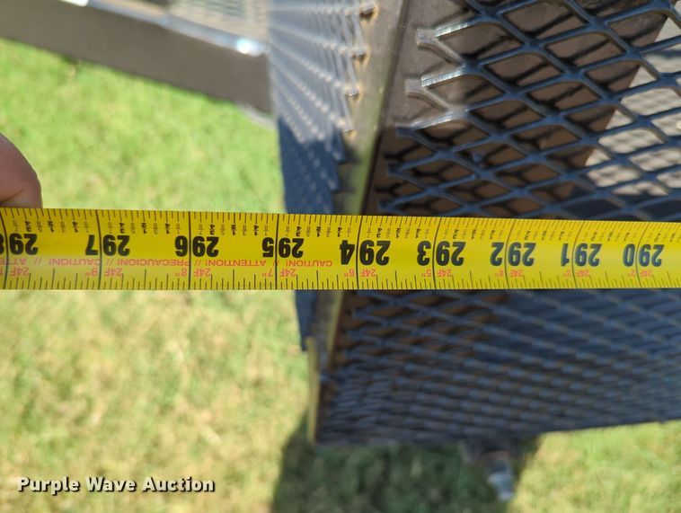 image for item MY9996 Shop built  utility trailer