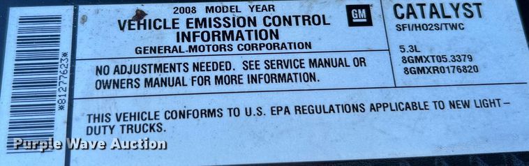 image for item NL9603 2008 GMC Sierra 1500  Crew Cab pickup truck