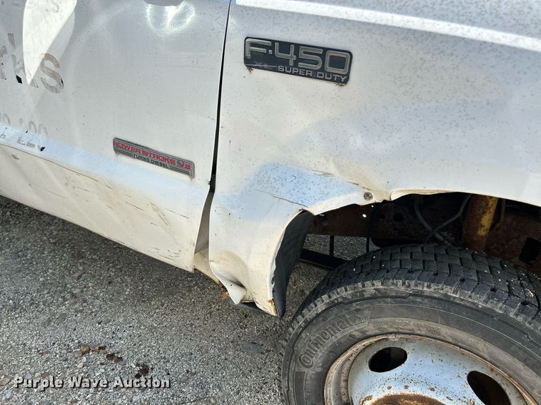 image for item NL9660 2003 Ford F450 Super Duty XL Crew Cab dump truck