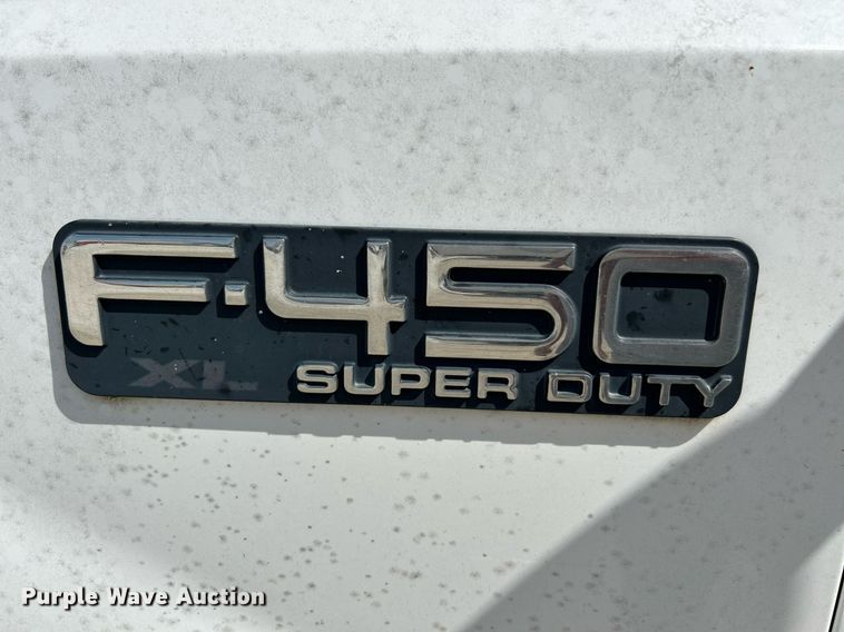 image for item NL9660 2003 Ford F450 Super Duty XL Crew Cab dump truck